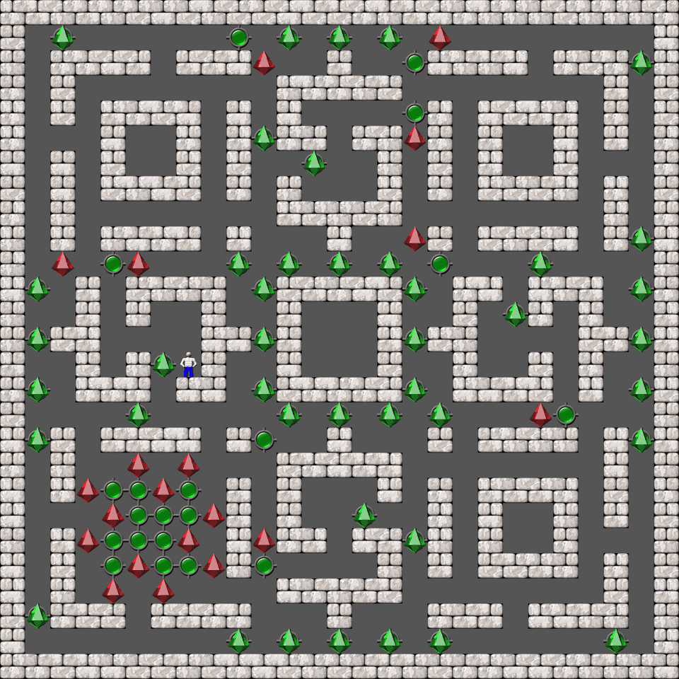 Sokoban Mass Remodel level 98